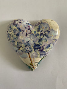 Decoupaged  Hanging Heart