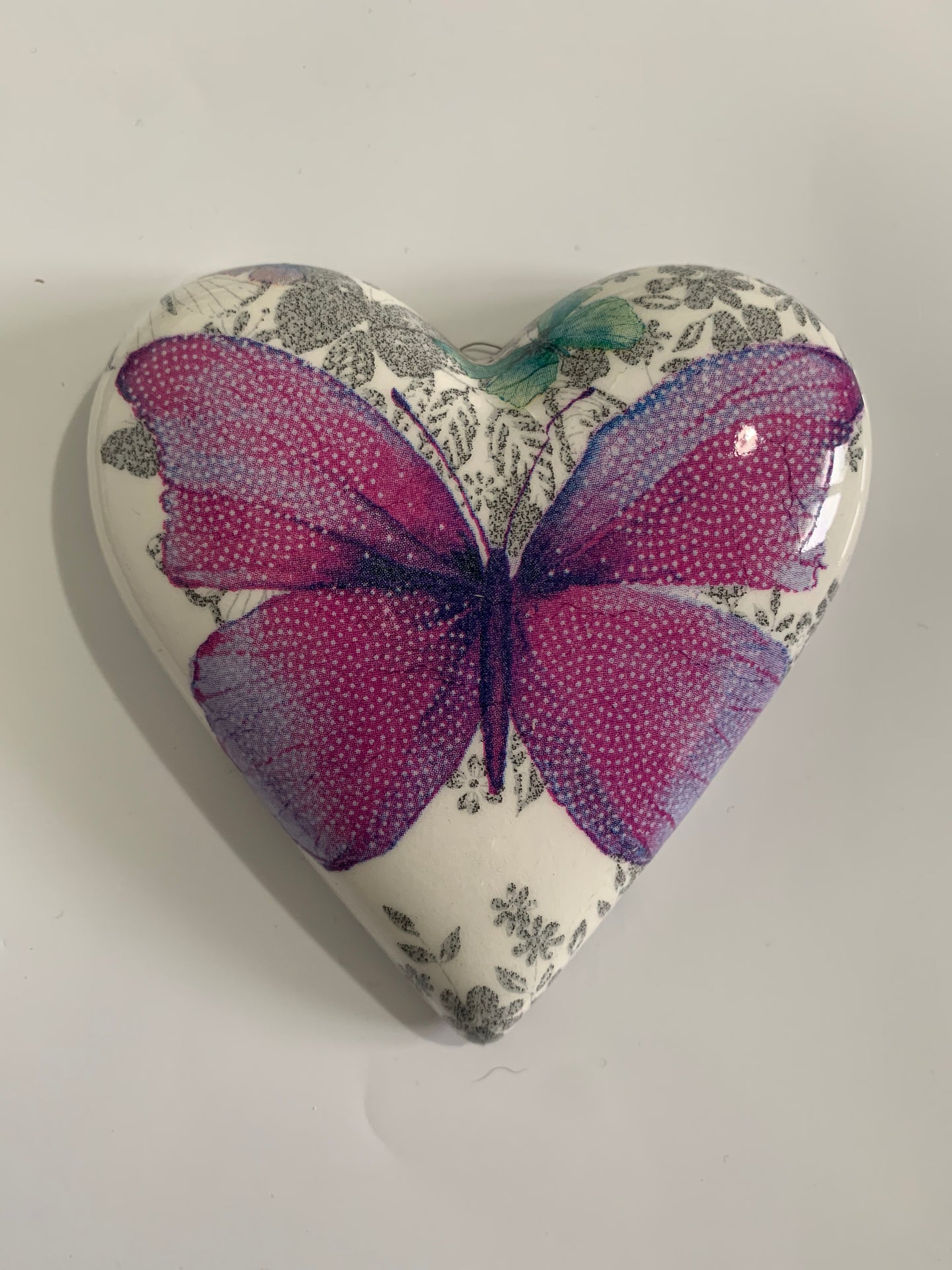 Decoupaged  Hanging Heart