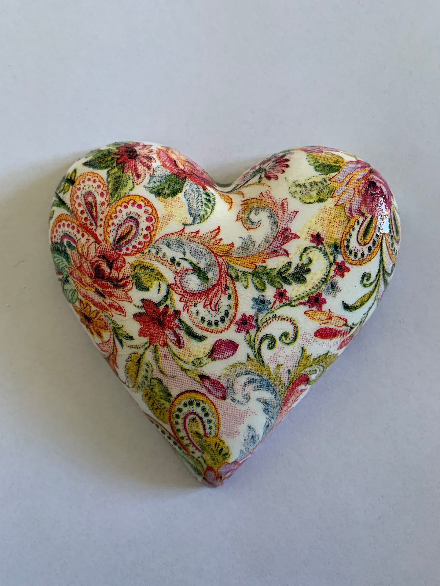 Decoupaged  Hanging Heart