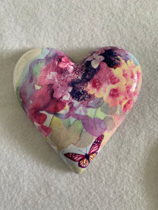 Decoupaged  Hanging Heart