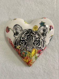 Decoupaged  Hanging Heart