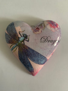 Decoupaged  Hanging Heart