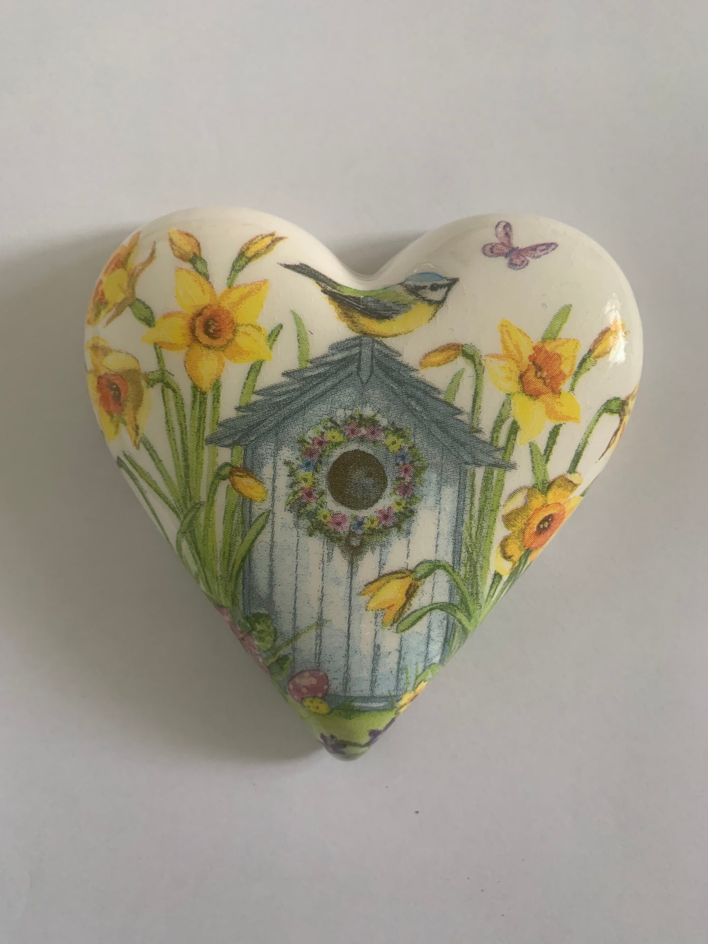 Decoupaged  Hanging Heart