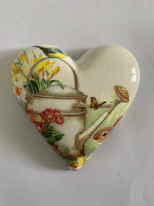 Decoupaged  Hanging Heart