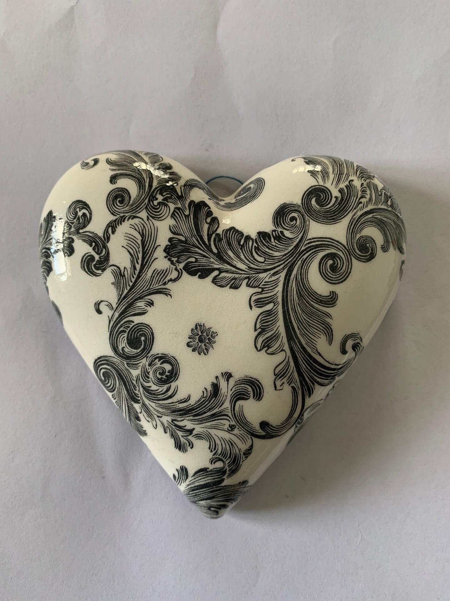 Decoupaged Hanging Heart