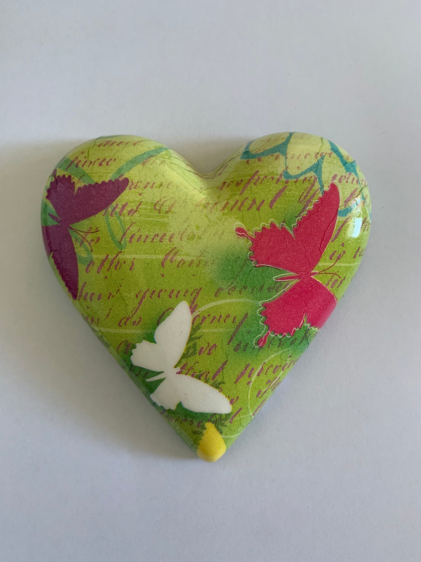 Decoupaged  Hanging Heart