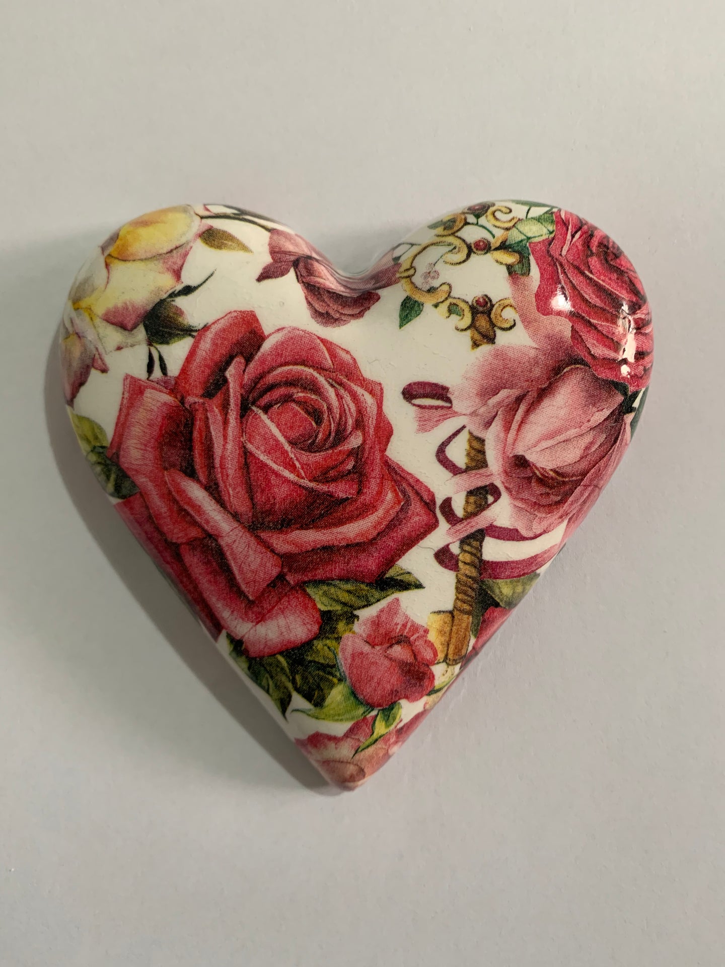 Decoupaged  Hanging Heart