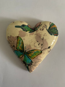 Decoupaged  Hanging Heart