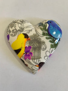 Decoupaged  Hanging Heart