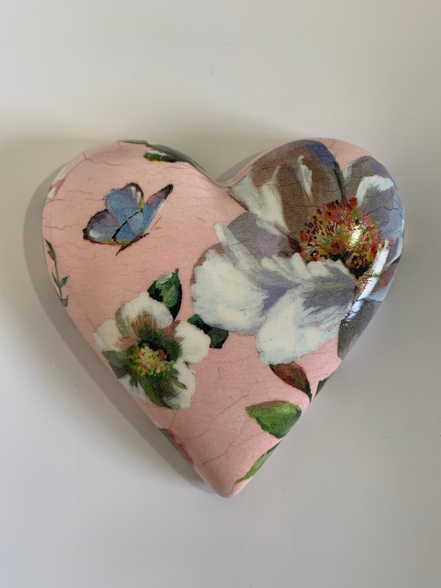 Decoupaged  Hanging Heart