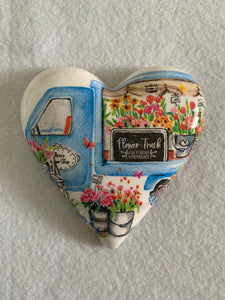 Decoupaged  Hanging Heart