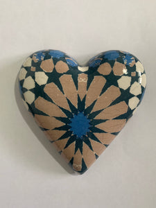 Decoupaged Hanging Heart