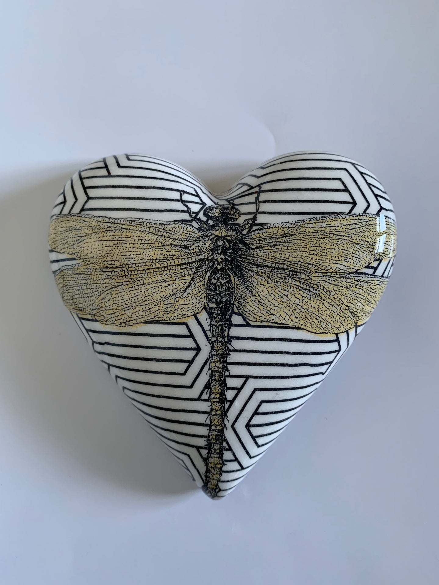 Decoupaged  Hanging Heart