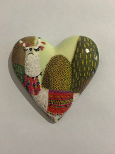 Decoupaged  Hanging Heart