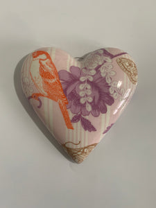 Decoupaged Hanging Heart