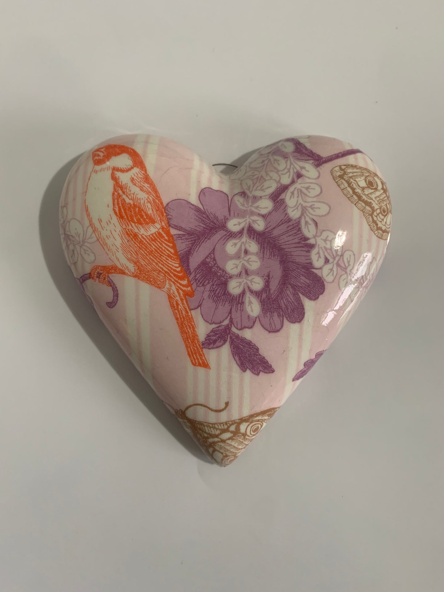 Decoupaged Hanging Heart