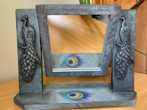 Peacock Mirror Stand