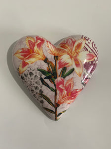 Decoupaged Hanging Heart