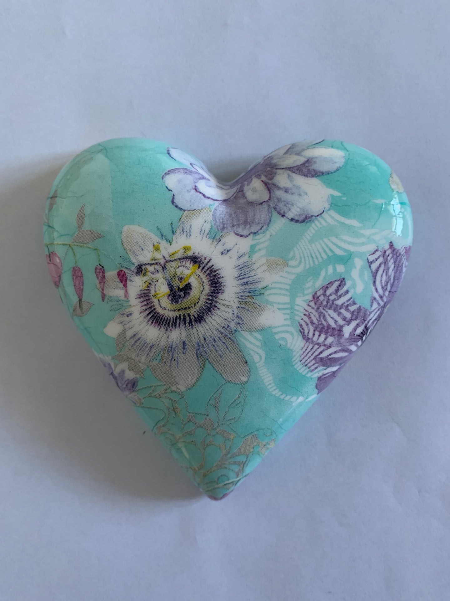 Decoupaged Hanging Heart